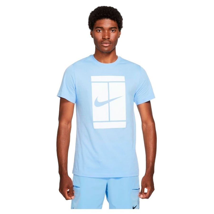 Nike Court Seasonal Short Sleeve TShirt Aluminum