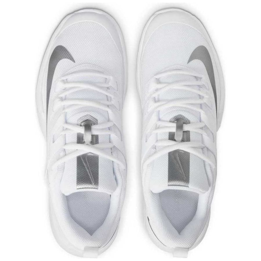Nike Court Vapor Lite Shoes White Metallic Silverer