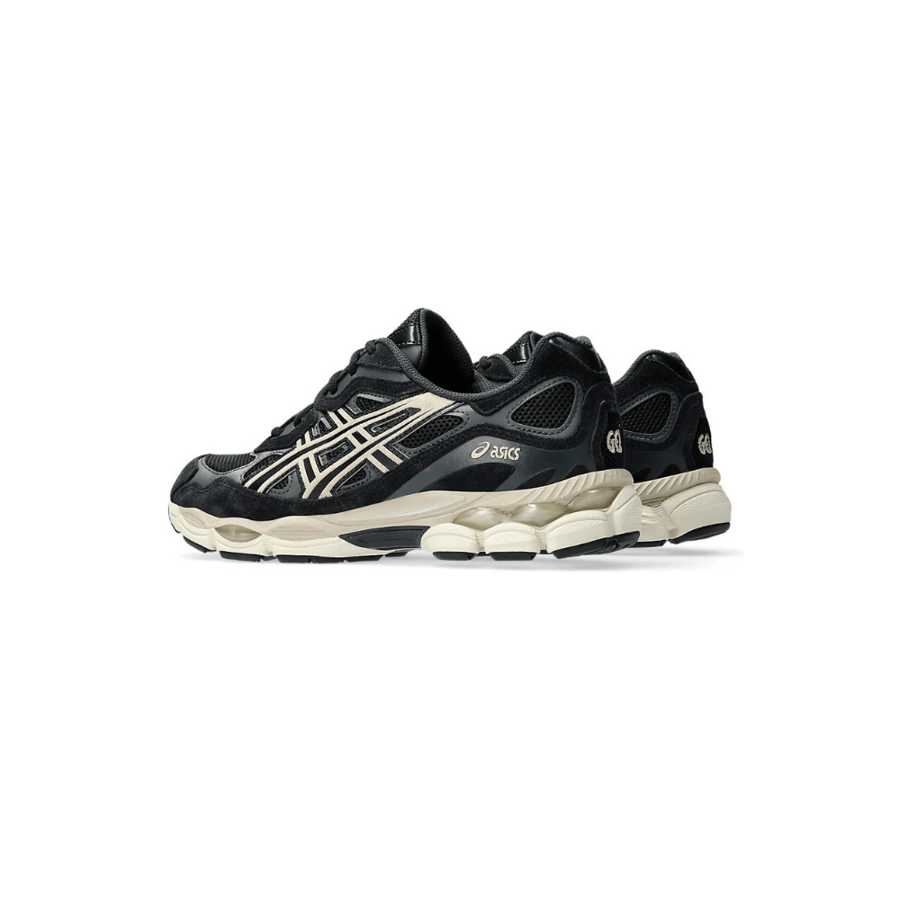 حذاء ASICS GEL-NYC أسود وشوفان – فخامة عصرية وراحة يومية