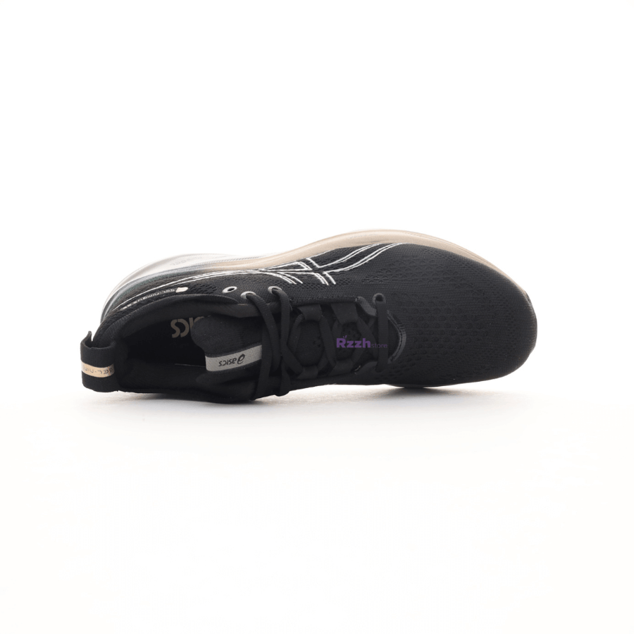 ASICS GEL Nimbus 26 Black Grey Gold Running Shoes