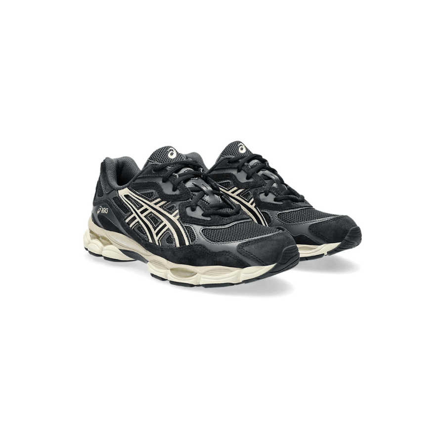 حذاء ASICS GEL-NYC أسود وشوفان – فخامة عصرية وراحة يومية