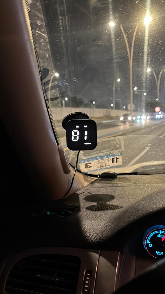 عداد سرعة HUD إلكتروني منفذ (USB)