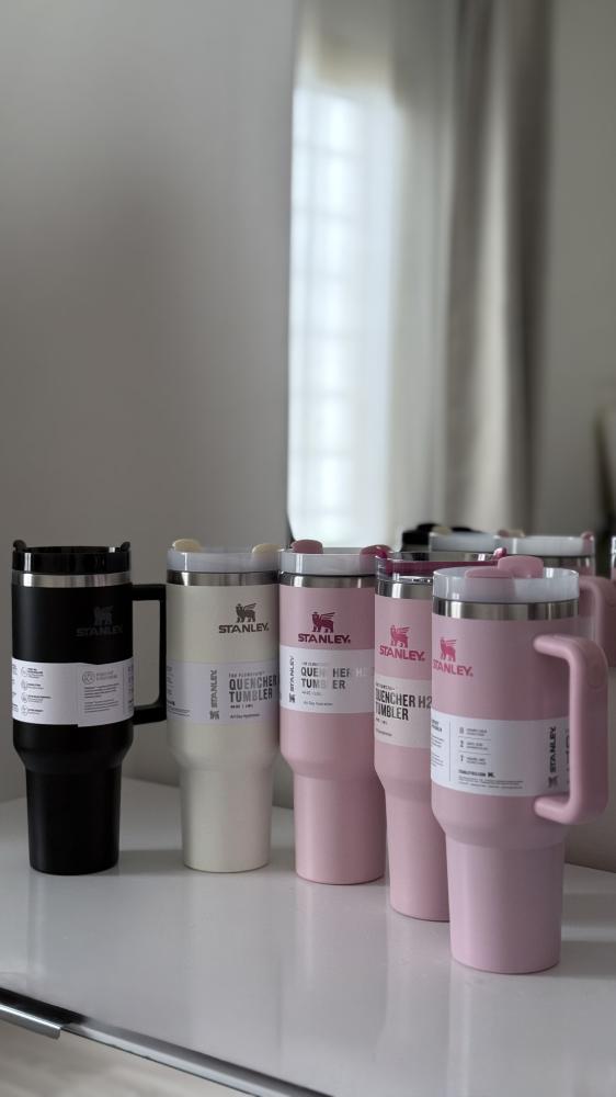 ستانلي 1200 ml بيبي بينك بشعار غامق