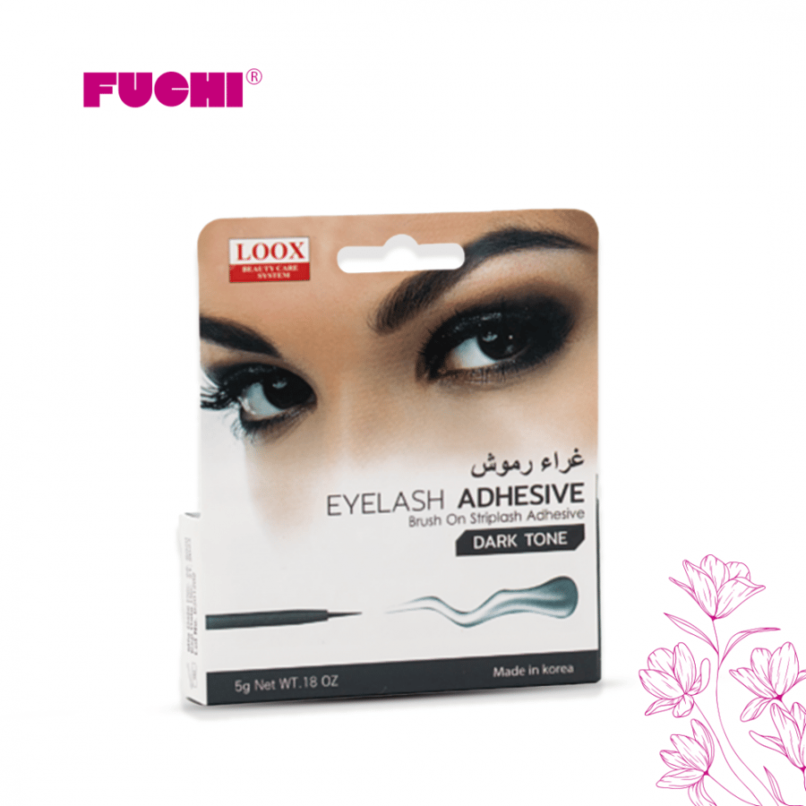 Loox Eyelash Adhesive Brush On Striplash Adhesive - Dark Tone - 5g