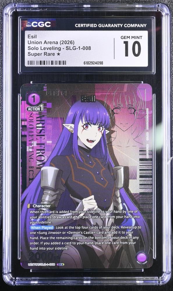 Union Arena: Solo Leveling Esil SR★ #SLG-1-008 (2026) - CGC 10 Gem Mint
