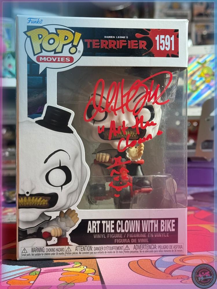Funko Pop Art The Clown #1591 Signed David Howard Thornton + JSA COA