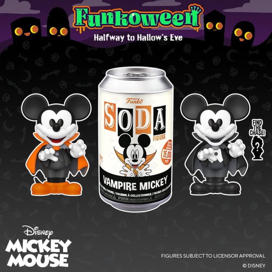 Funko Vinyl Soda  Vampire Mickey (Mickey Mouse)