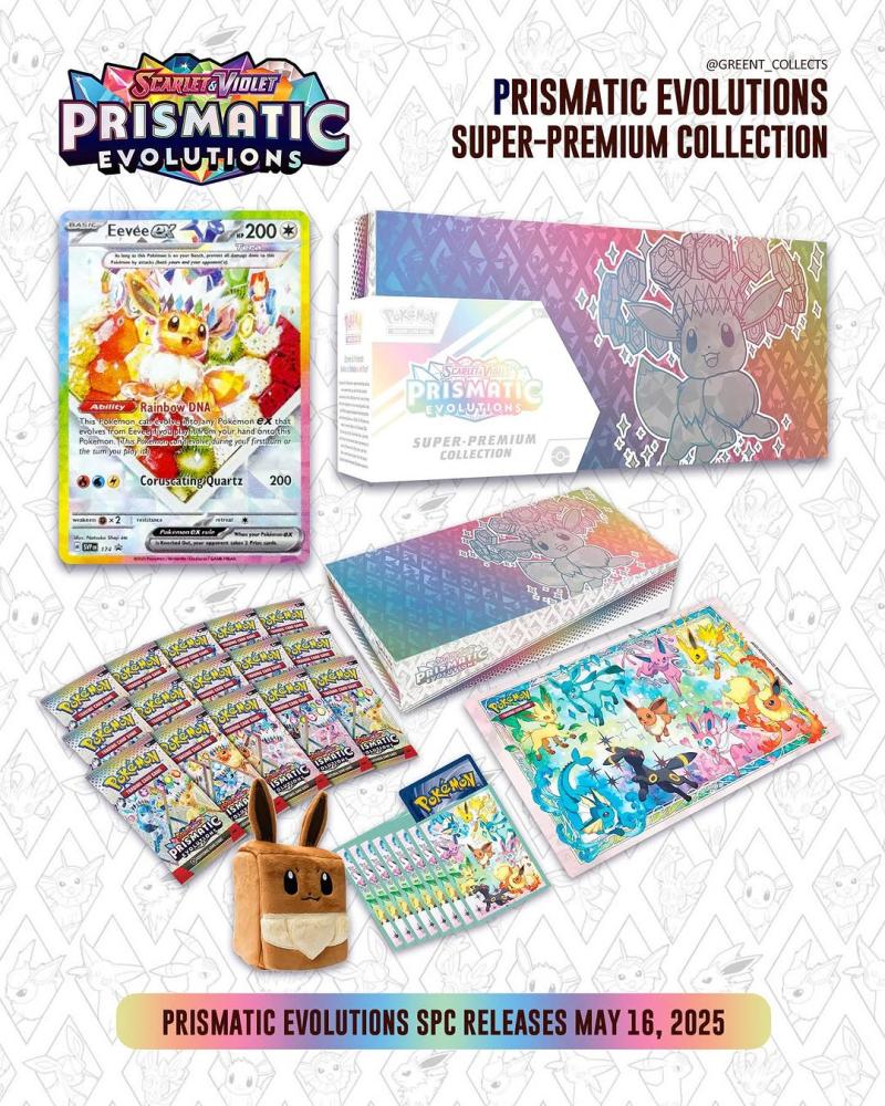 Pokemon Scarlet & Violet: Prismatic Evolutions Super Premium Collection