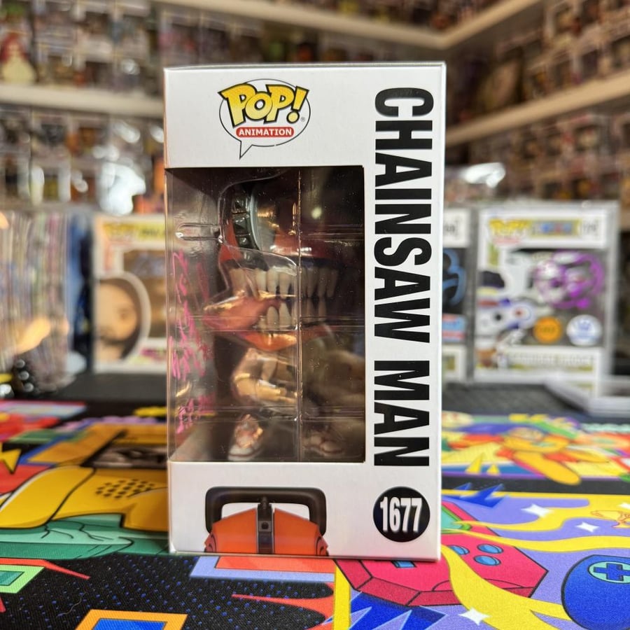 FUNKO POP CHAINSAW MAN # 1677 SIGNED by KIKUNOSUKE TOYA JVA JSA COA