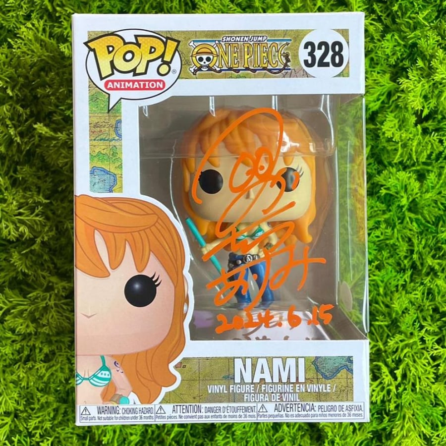 Funko Nami #328 One Piece Akemi Okamura (岡村 明美) - Signed -COA JSA