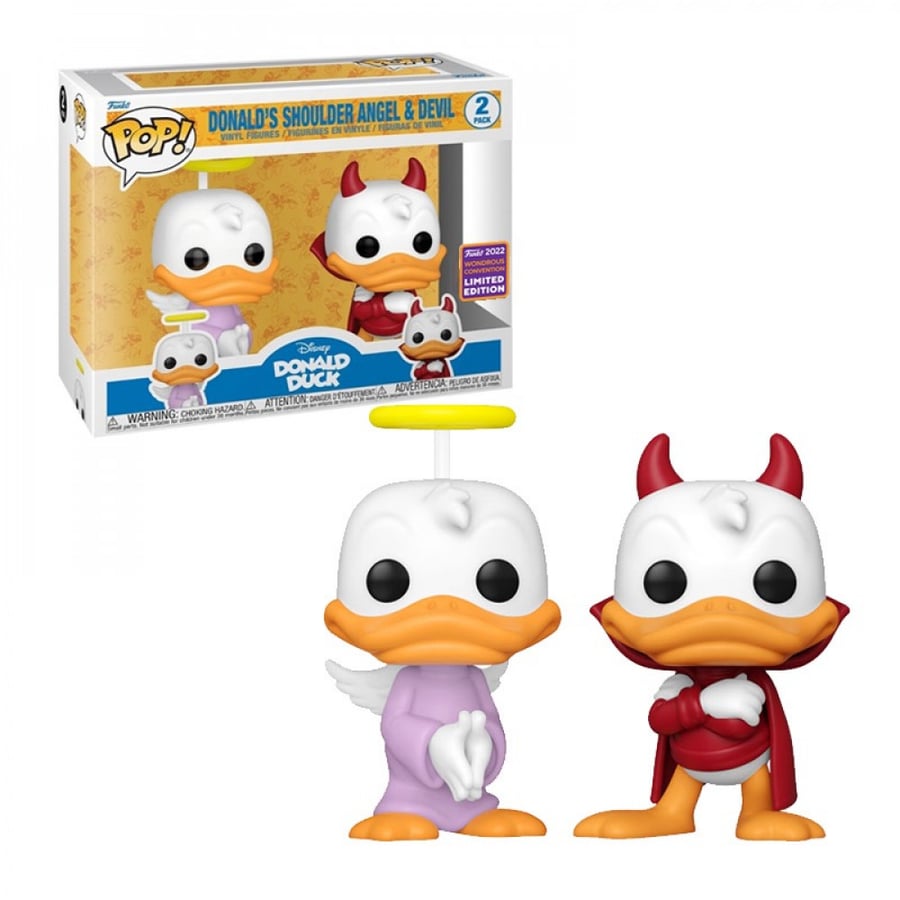 Funko Wondercon Pop! Disney: Donald Duck 2PK