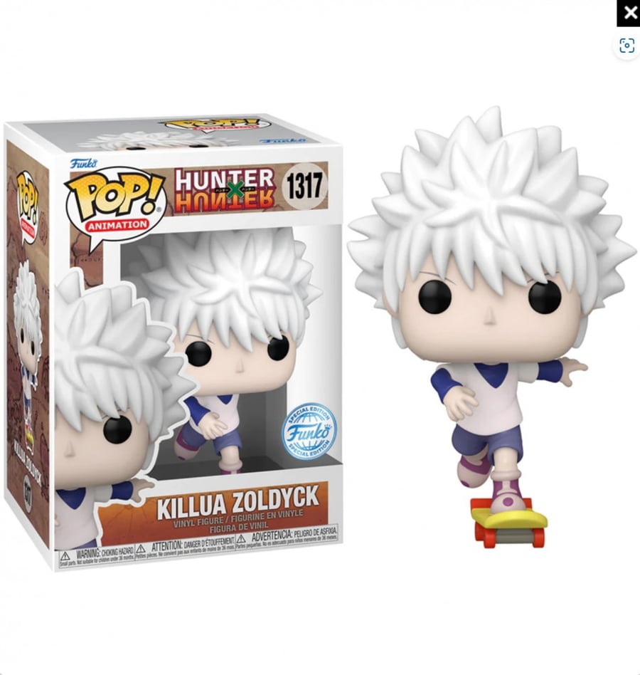 Funko Pop! Animation: Hunter x Hunter - Killua w/ Skateboard (Exc)