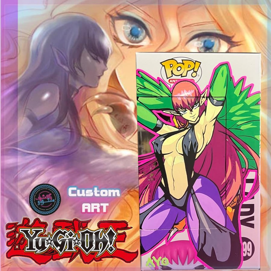 Funko Pop! Animation: Yu-Gi-Oh! - Harpie Lady # 1599 Custom ART