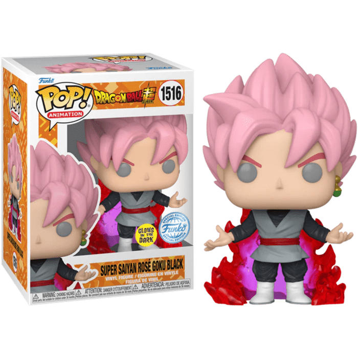 Funko Pop! Animation: Dragon Ball Super - Goku ( Rose Black )( GloW )( Exclusive )