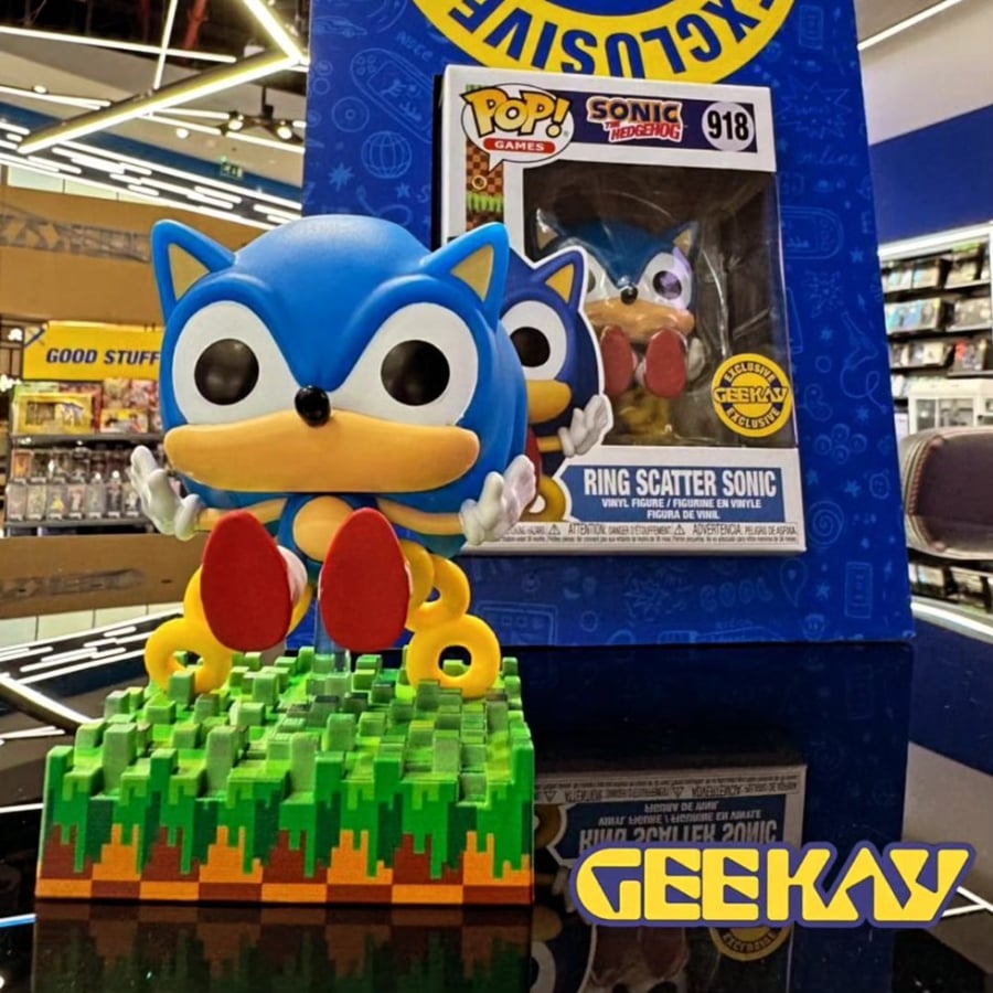 Funko Pop! Games: Sonic Ring Scatter Sonicg Geekay Exclusive