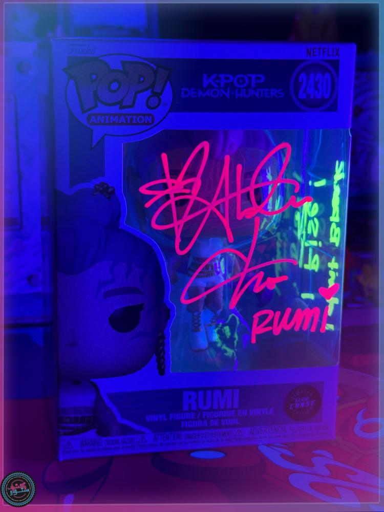 Funko Pop! KPOP Demon Hunters - Rumi #2257 Chase Signed Arden Cho w/ Quote JSA