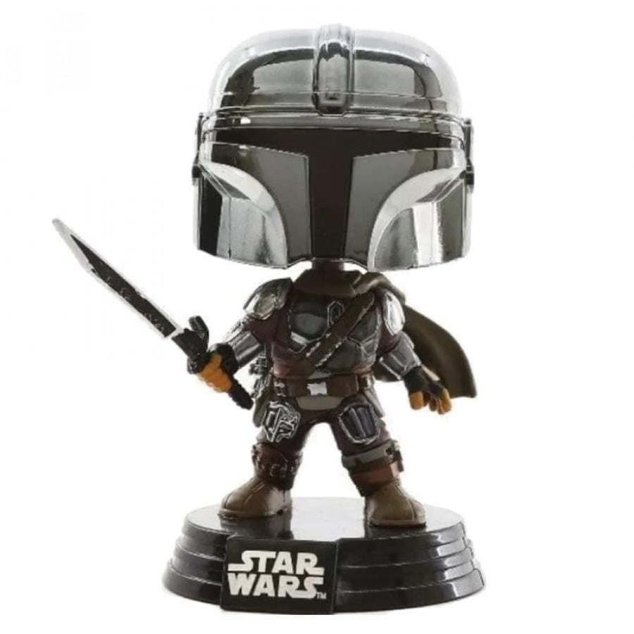 Funko Pop! Tv: Mandalorian- Mando w/ Dark Saber (GW/MT)(Exc)