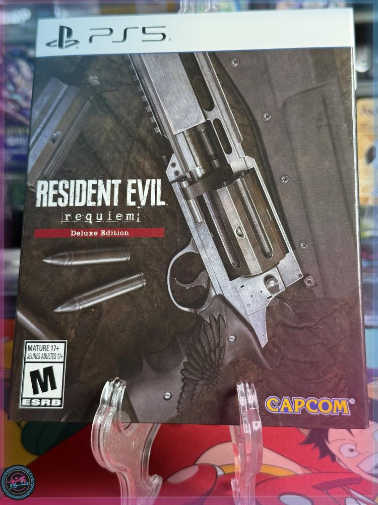Resident Evil Requiem PS5 Deluxe Steelbook Dual Signed Nick Apostolides Eden Riegel