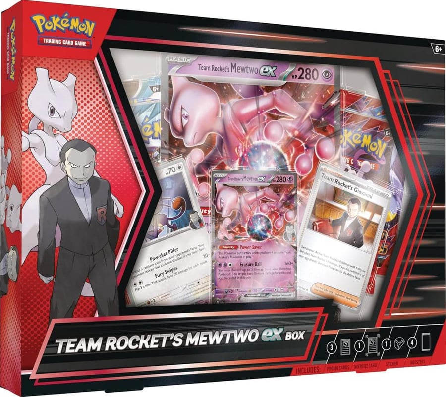 Pokémon Trading Card Game Team Rocket Mewtwo Ex Box