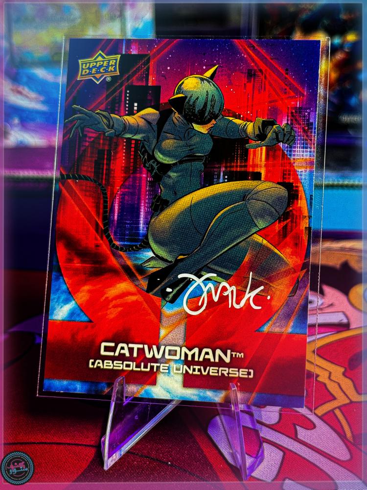 Catwoman DC Absolute Universe SDCC 2026 Exclusive Upper Deck Card Signed Frank Martin