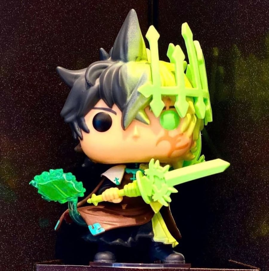 Funko Pop! Animation: Black Clover - Yuno ( Spirit of Zephy ) (Exclusive Glow )