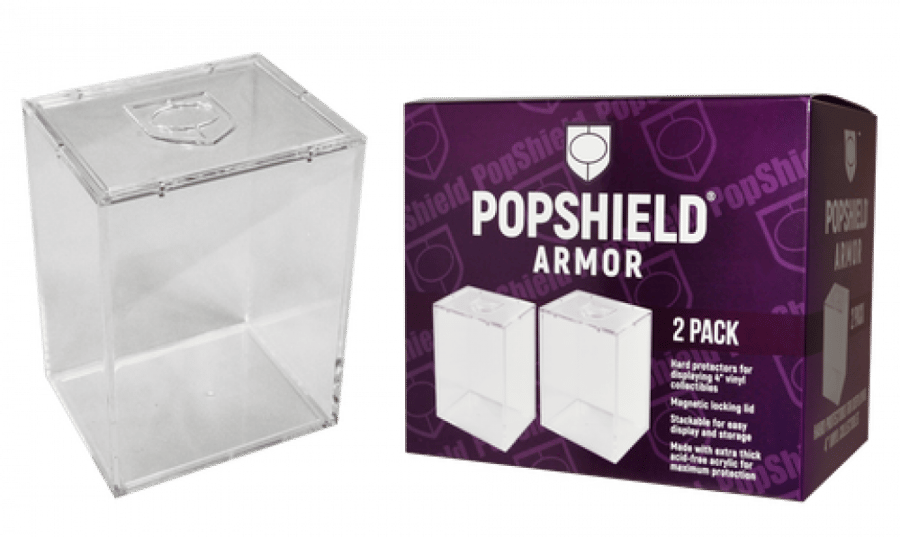 PopShield Armor Hard Protectors  - Stackable with Magnetic Lid