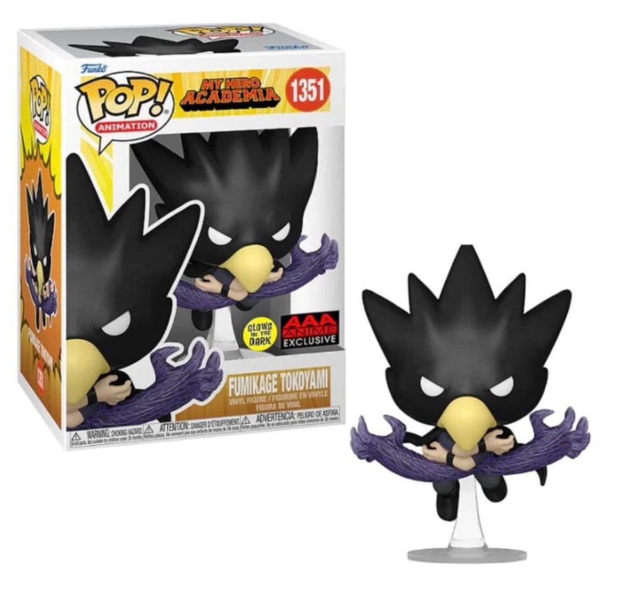 Funko Pop My Hero Academia Fumikage Tokoyami w/ Dark Shadow #1351