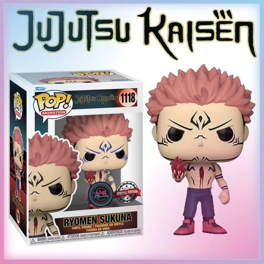 Funko Pop! Animation: Jujutsu Kaisen - Sukuna with Heart ( Exclusive )