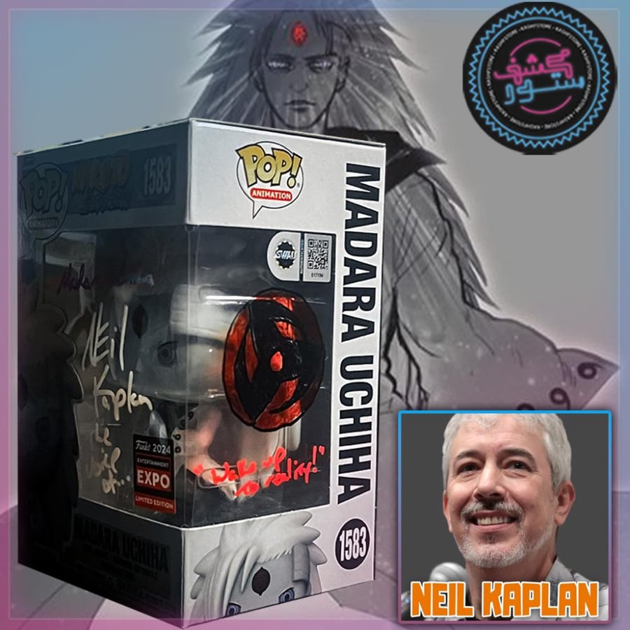 Funko Pop! Naruto Shippuden: Madara Uchica C2E2 Expo 1583 Signed Neil Kaplan With SWAU COA