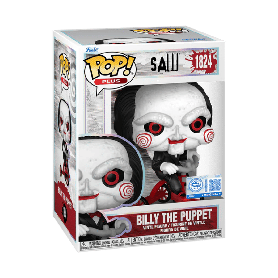 Funko Pop Plus! Movies: Saw - Billy on Tricycle (Exc)