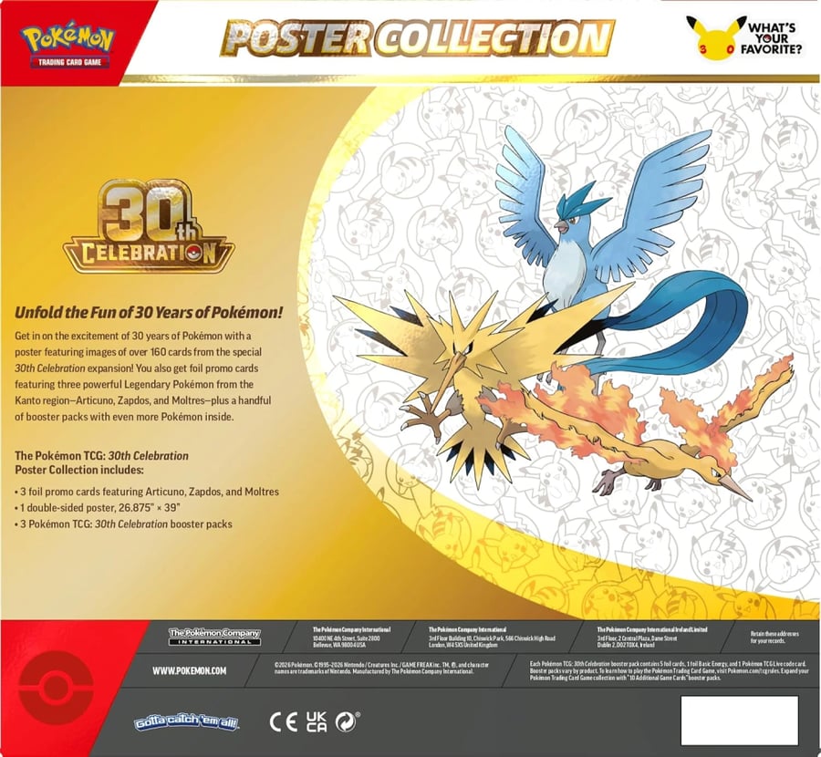 Pokemon TCG - 30th Poster Collection