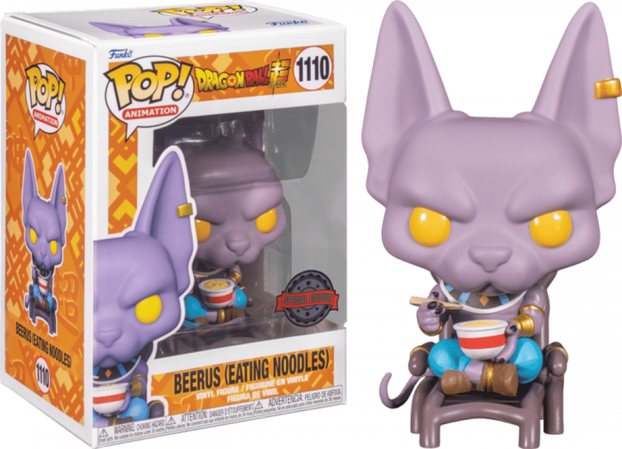 FUNKO Pop! Animation: DBS- Beerus Eating Noodles