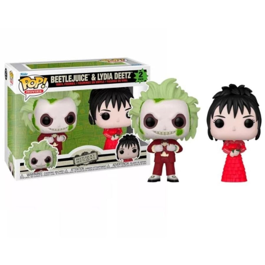 Funko Pop! Movies: Beetlejuice 2 - Beetlejuice and Lydia Deetz 2pk