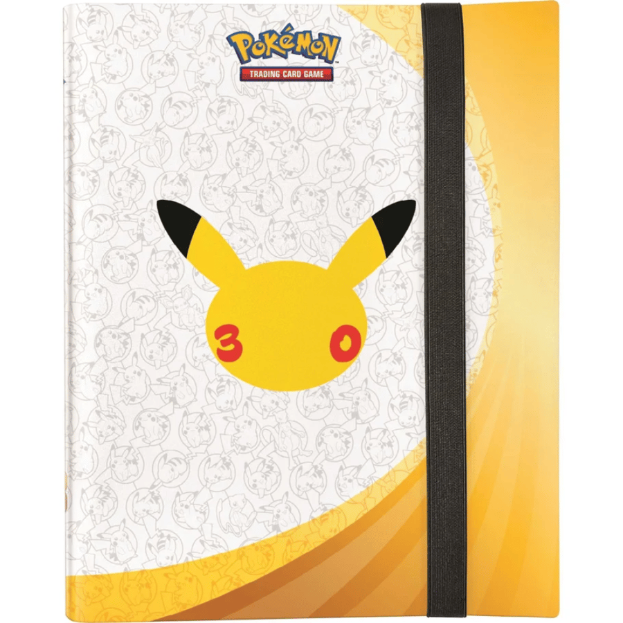 Pokemon TCG 30th Celebration Binder Collection 9-Pocket Album 5 Booster Packs