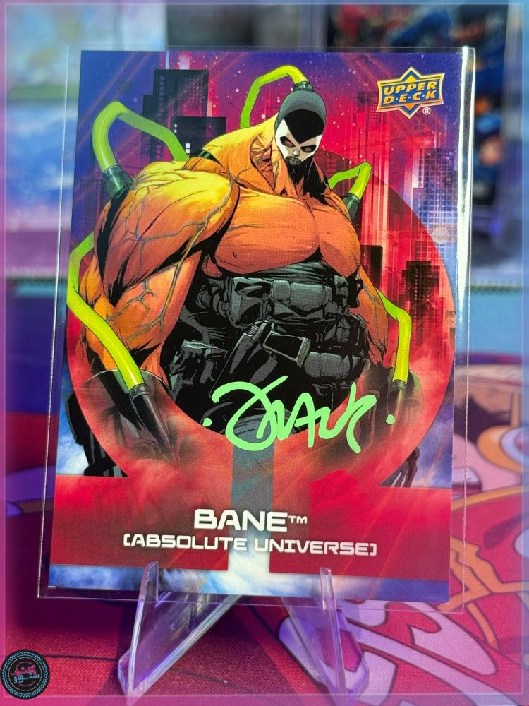 Bane DC Absolute Universe SDCC 2026 Exclusive Upper Deck Card Signed Frank Martin