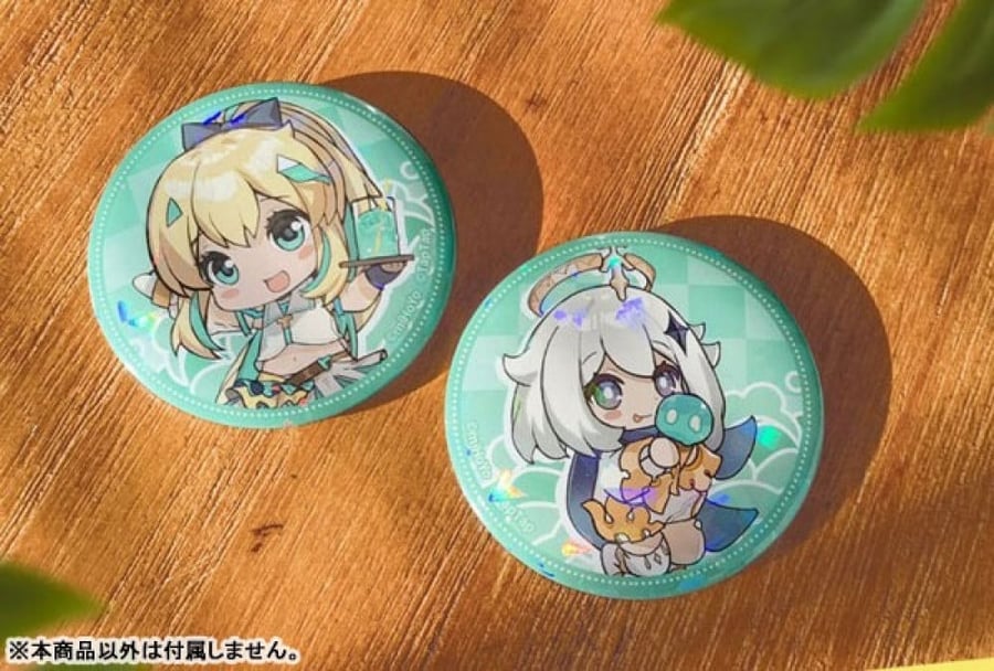 Genshin Impact - Summer Series Hologram Tin Badge Set - Paimon - Jean -  Character Can Badge (Mihoyo)