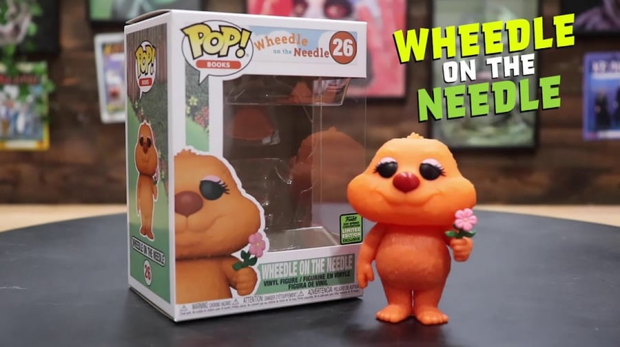 Funko Pop! Wheedle on the Needle Books ECCC 2021 Shared Sticker