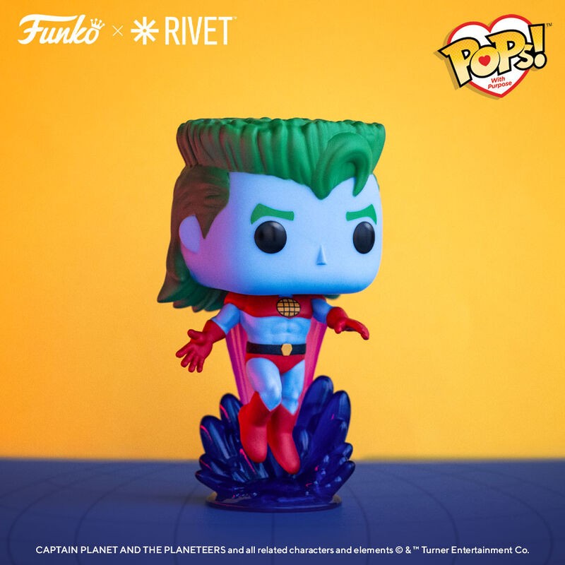 Funko Pop Captain Planet Flying Funko Shop Exclusive
