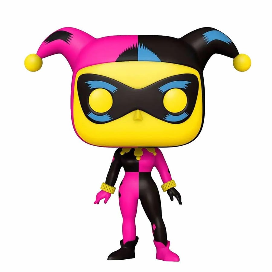 Funko POP Heroes: DC- Harley Quinn(Black Light) (Exc)