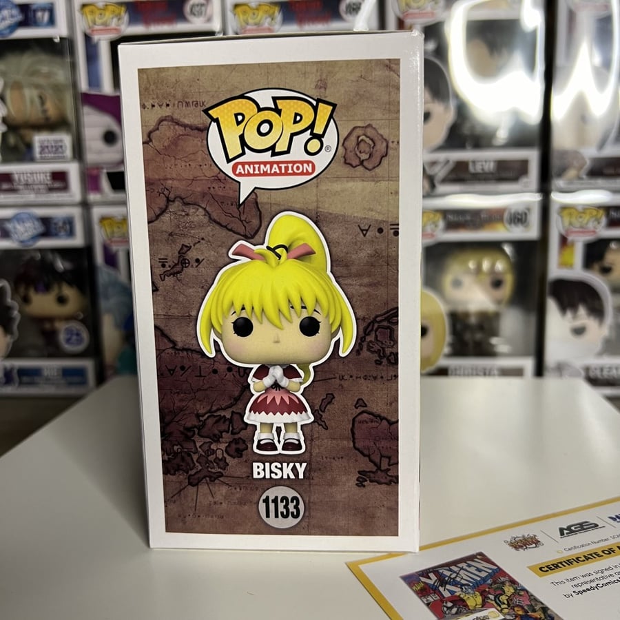 Funko Pop! Anime Hunter X Hunter Bisky Signed CHISA YOKOYAMA Japanese VA JVA