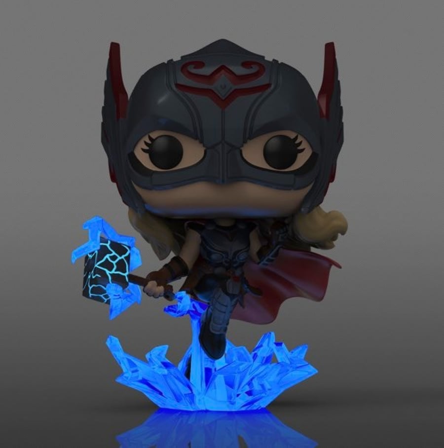 Funko POP! Marvel Studios Thor Love & Thunder Mighty Thor 1046 Glow In the Dark Exclusive PIAB