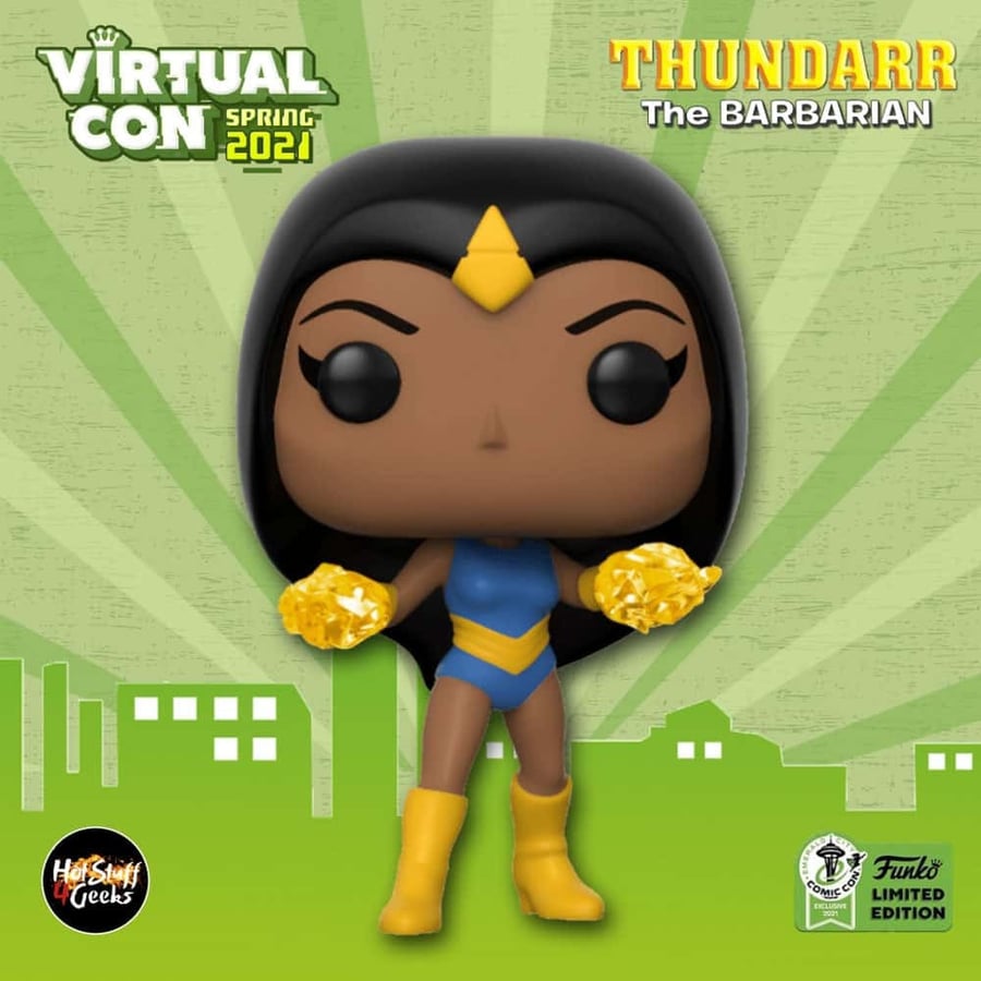 Funko Thundarr the Barbarian - Thundarr + Ookla + Princess Ariel Set of 3 Spring Convention Exclusive 2021