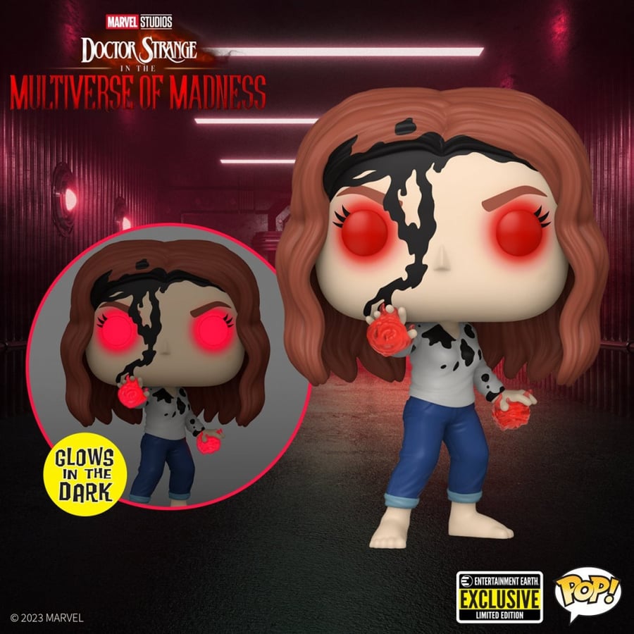 Funko  Pop! Marvel: Doctor Strange in Multiverse of Madness Wanda (Earth-838) - Wanda Scarlet Witch Glow in the Dark (Exc)