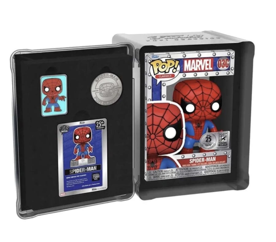 Funko Pop! Classics Spider-Man  Funko 25th Anniversary