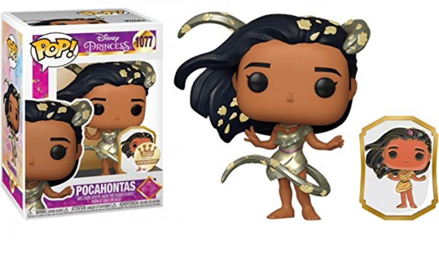 Funko Pop! Ultimate Princess Pocahontas Gold w/ Pin (Funko Exclusive)
