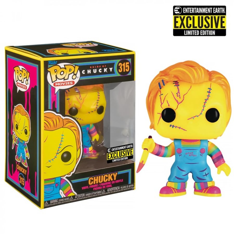 Funko Pop! Movies Bride Of Chucky #315 Black Light (Black Light) - ( Exclusive)