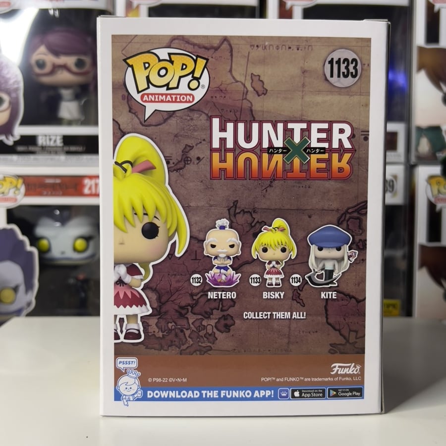 Funko Pop! Anime Hunter X Hunter Bisky Signed CHISA YOKOYAMA Japanese VA JVA