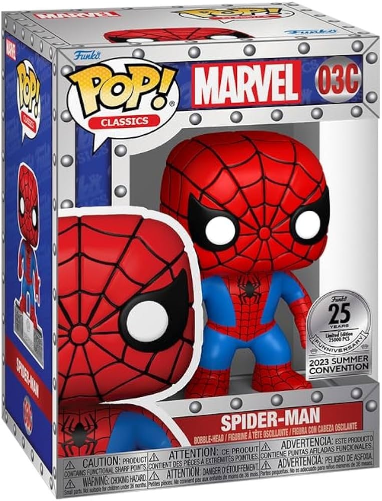 Funko Pop! Classics Spider-Man  Funko 25th Anniversary