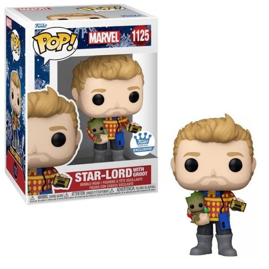 Funko POP! Marvel Star Lord with Groot 1125 Funko Exclusive