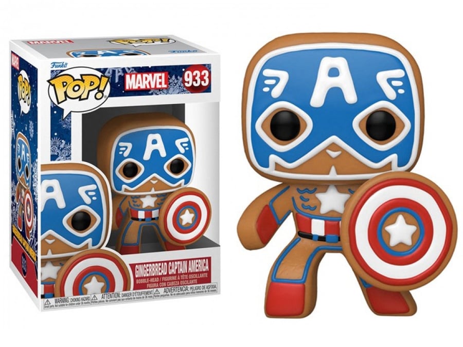 Funko POP! Marvel: Holiday- Captain America